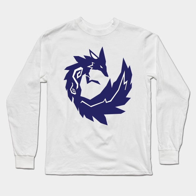 Tribal Fox Long Sleeve T-Shirt by Justsmilestupid